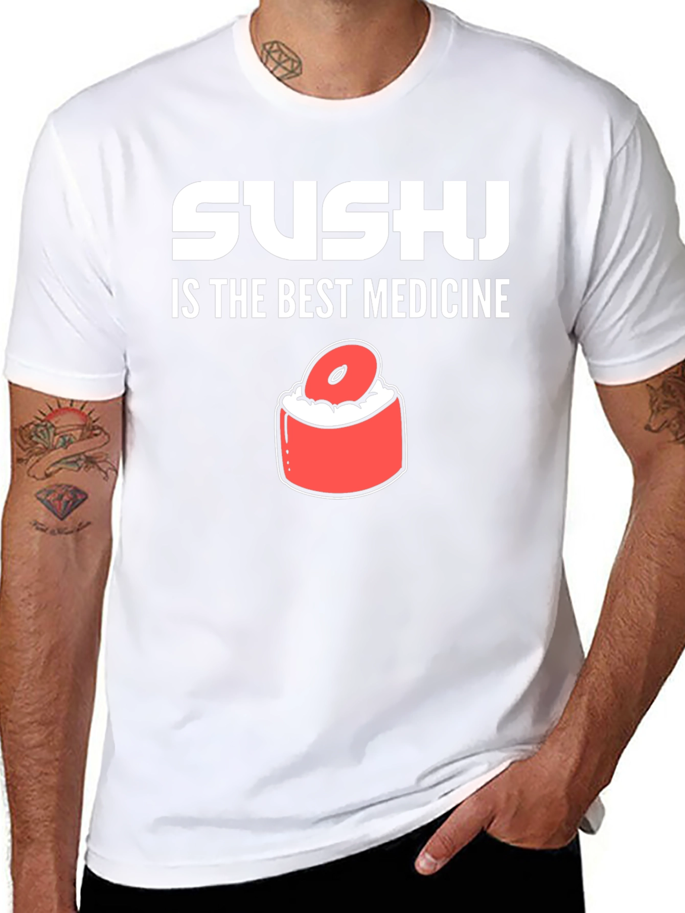 Sushi is the Best Medicine Graphic Tee