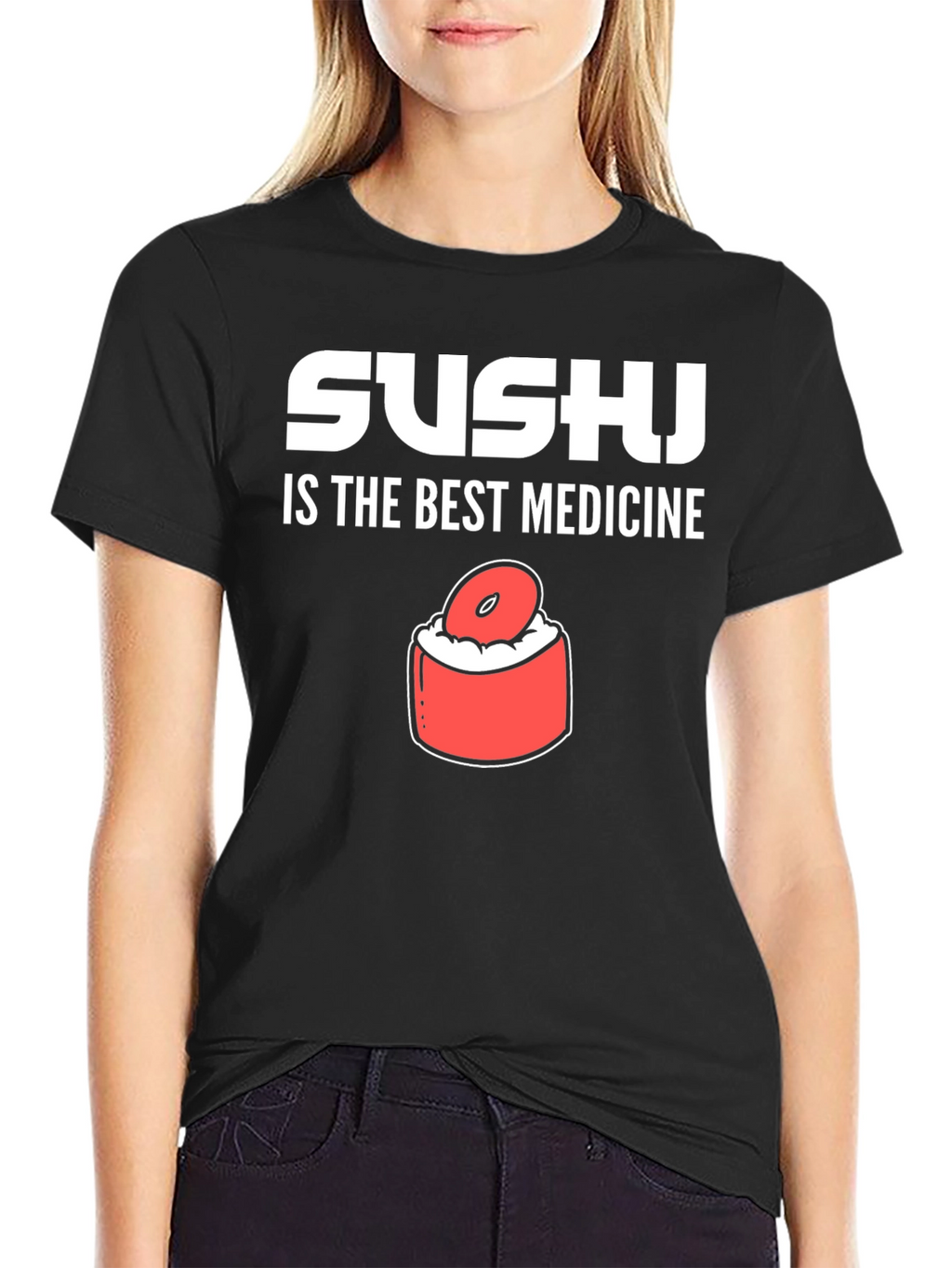 Sushi is the Best Medicine Graphic Tee