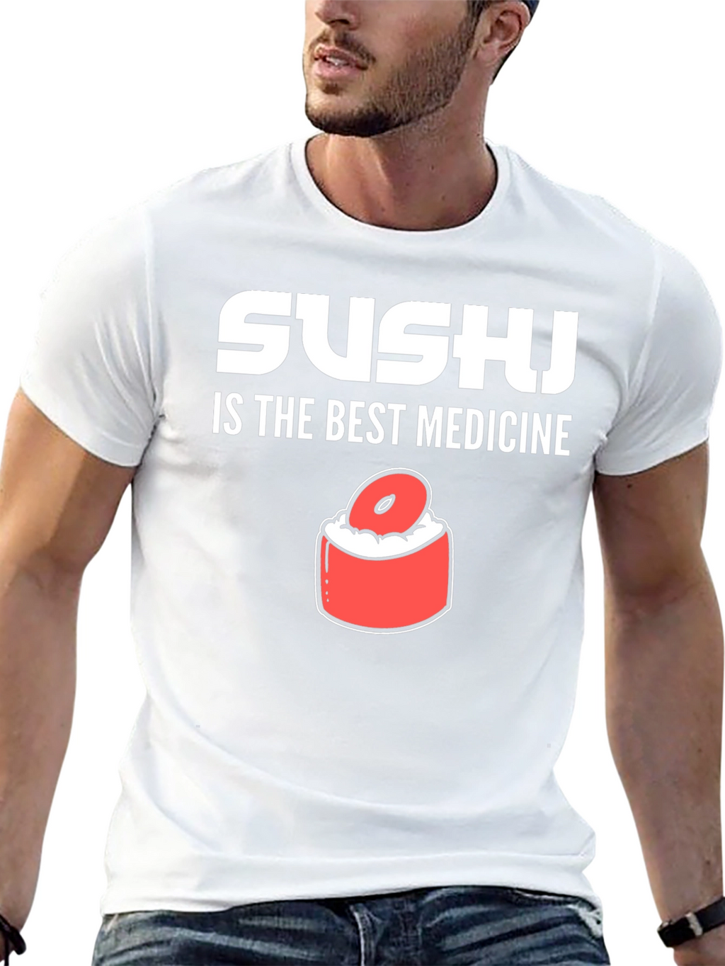 Sushi is the Best Medicine Graphic Tee