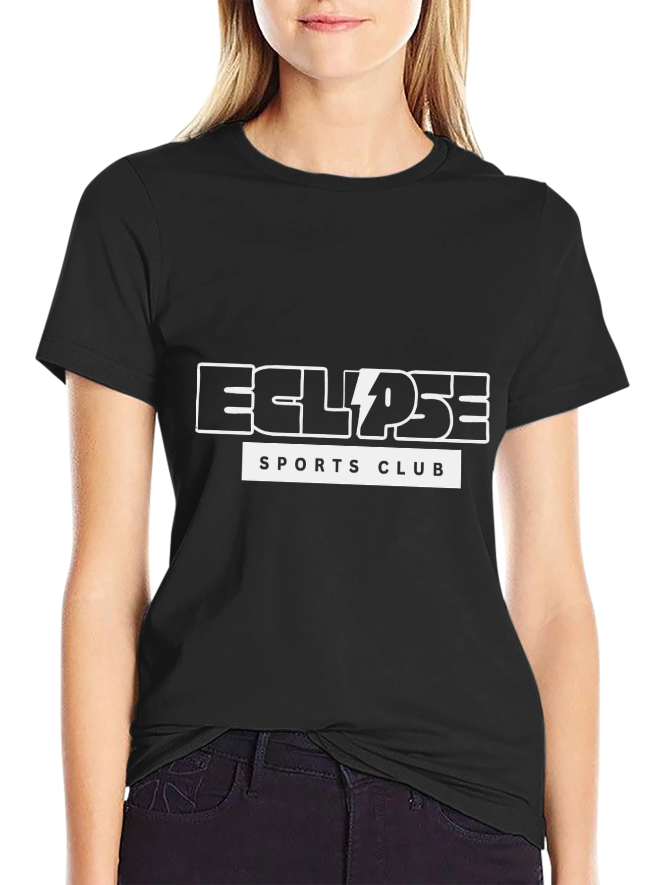 Eclipse Sports Club Black T-Shirt