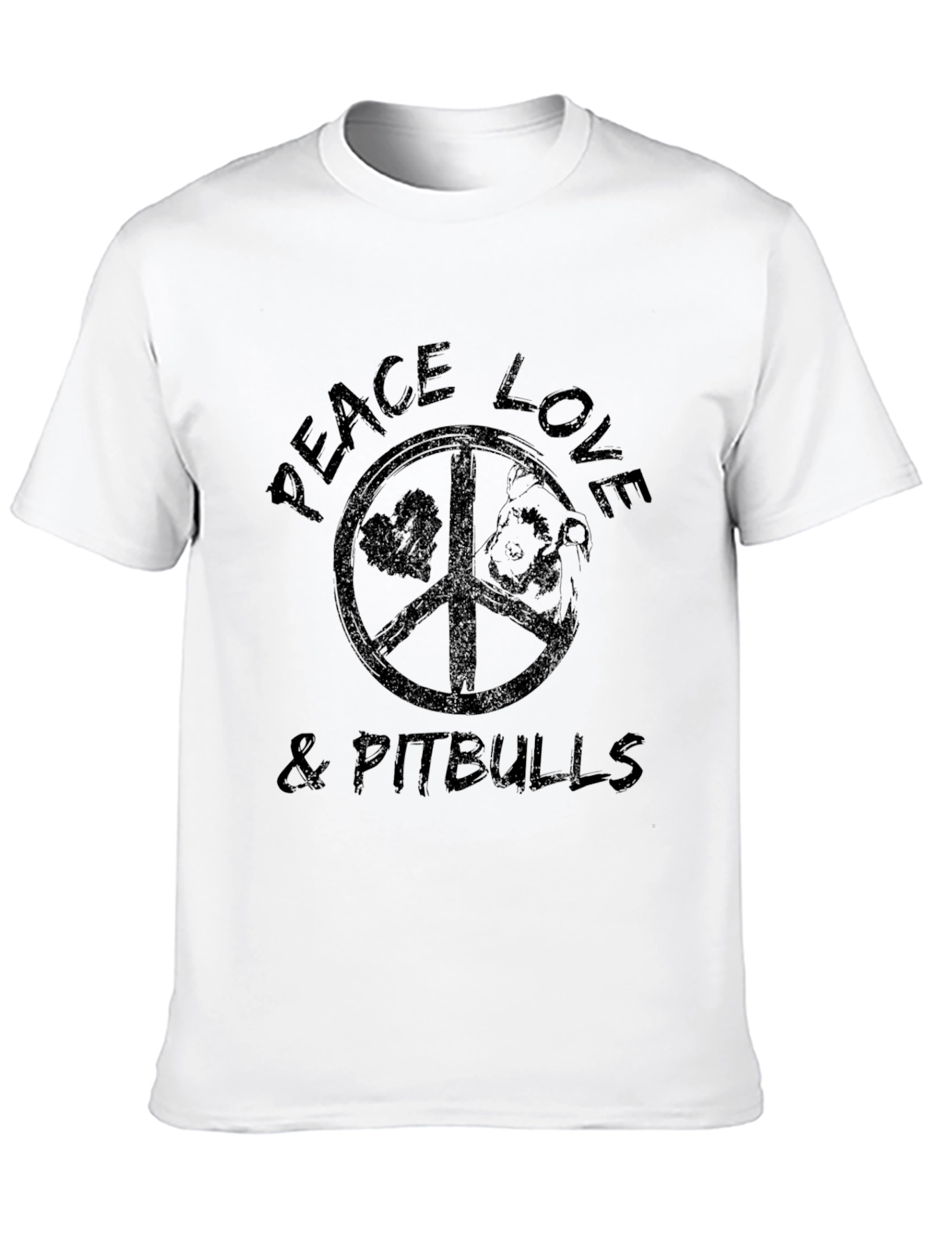 Peace Love & Pitbulls T-Shirt