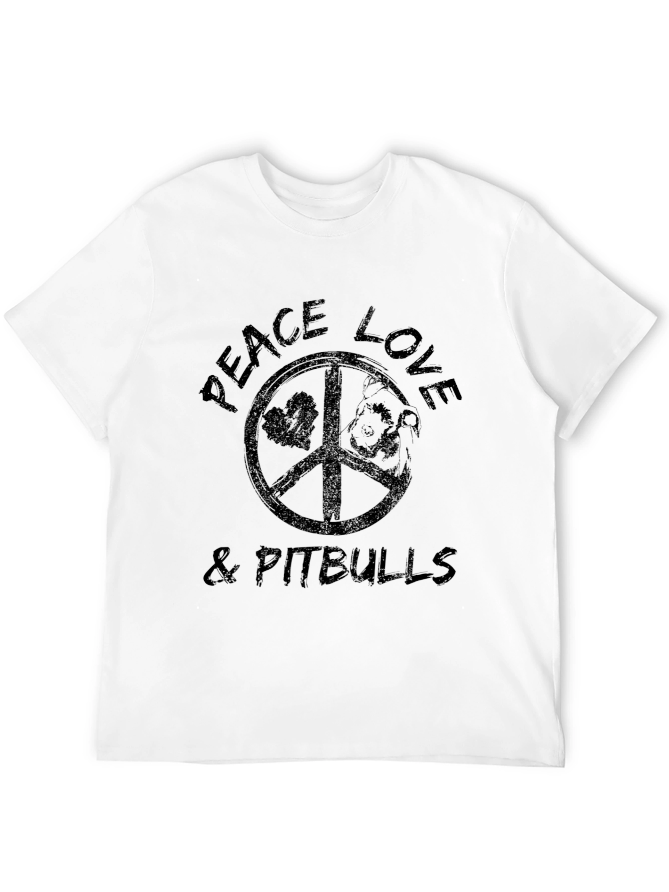 Peace Love & Pitbulls T-Shirt