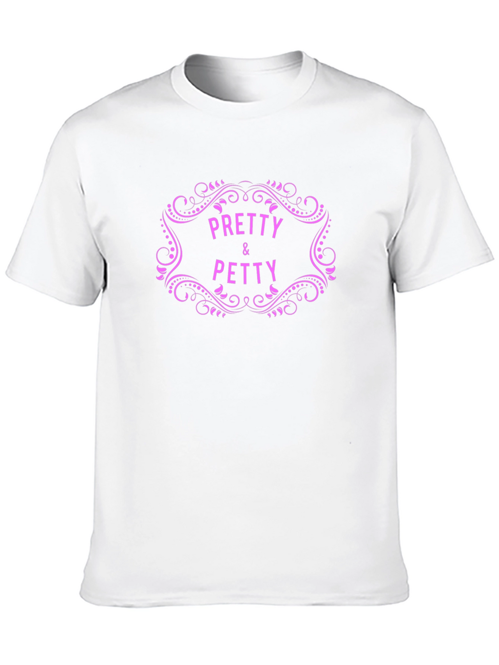Pretty & Petty Graphic Tee - Unisex Black Shirt