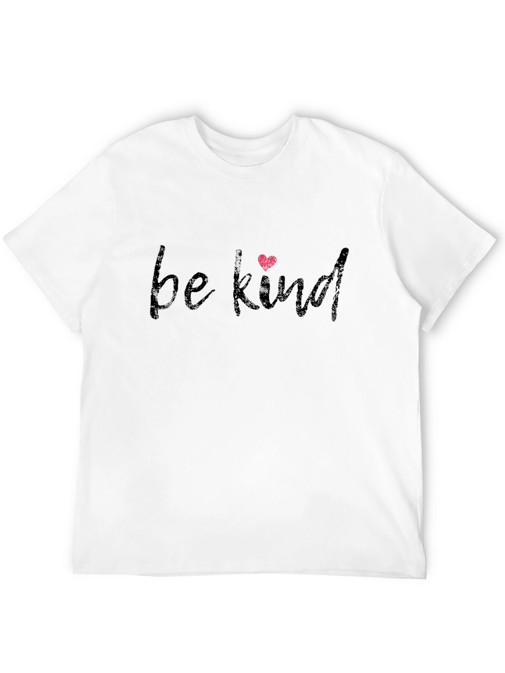 Be Kind T-Shirt -  Black Graphic Tee with Heart