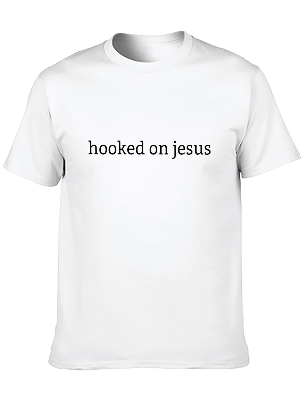 Hooked on Jesus Black T-Shirt