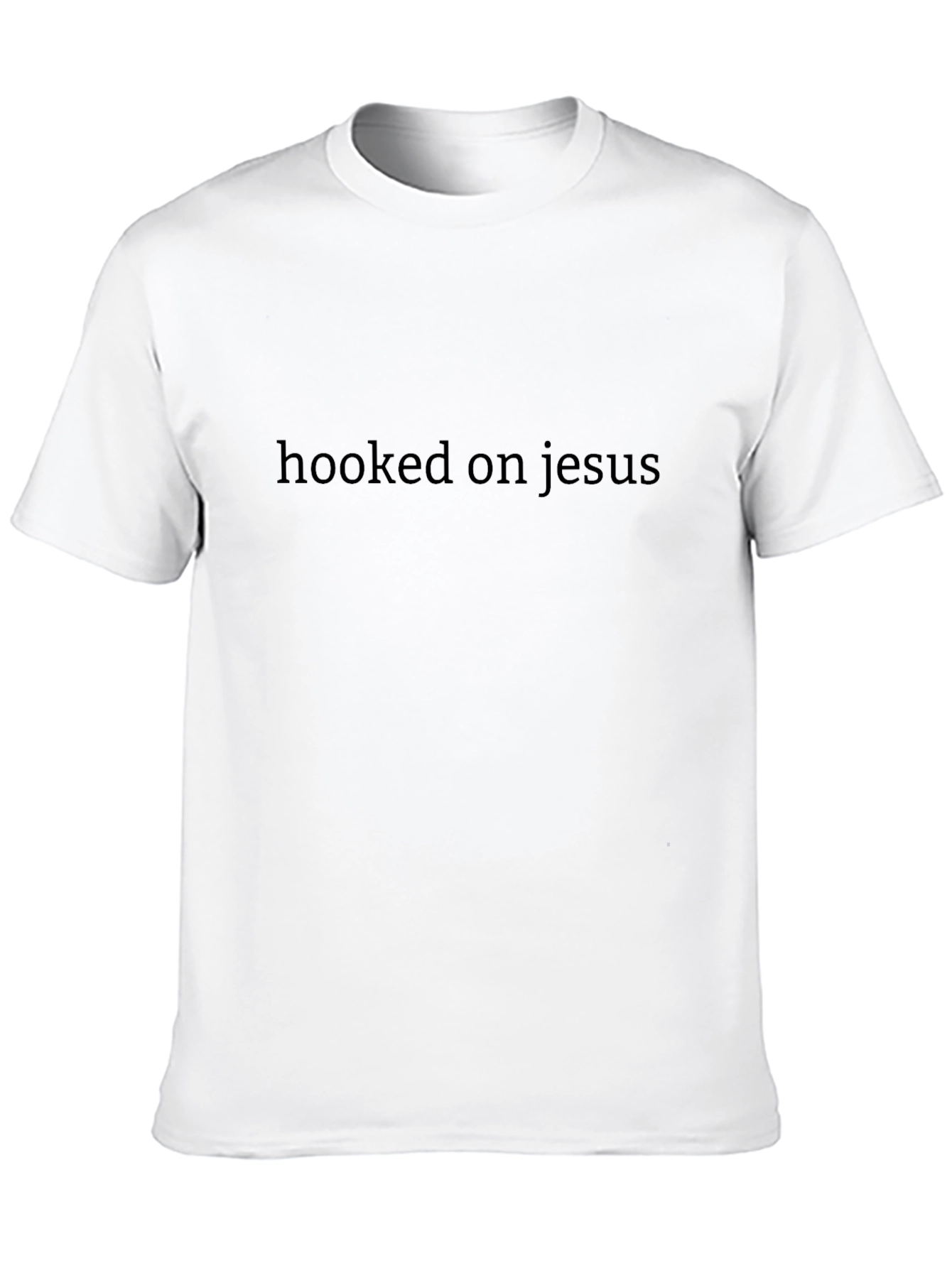Hooked on Jesus Black T-Shirt
