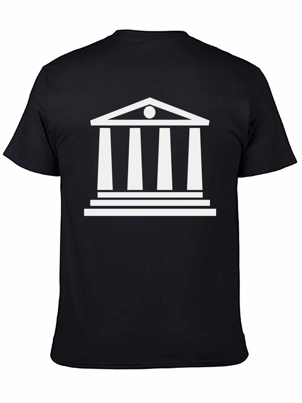 Greek Temple Graphic Tee - Classic Architecture Shirt
