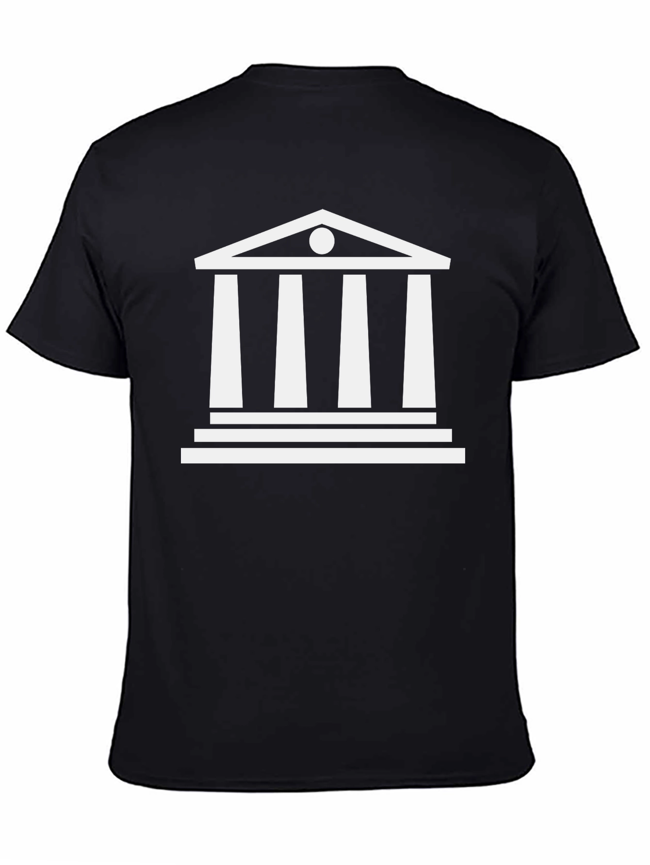 Greek Temple Graphic Tee - Classic Architecture Shirt