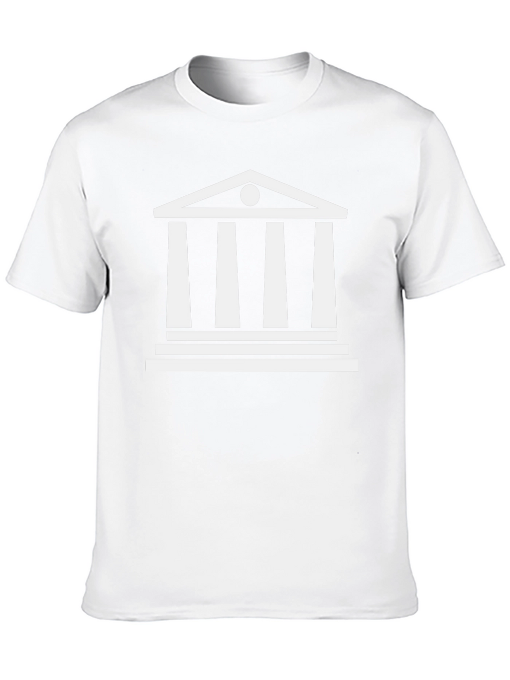 Greek Temple Graphic Tee - Classic Architecture Shirt