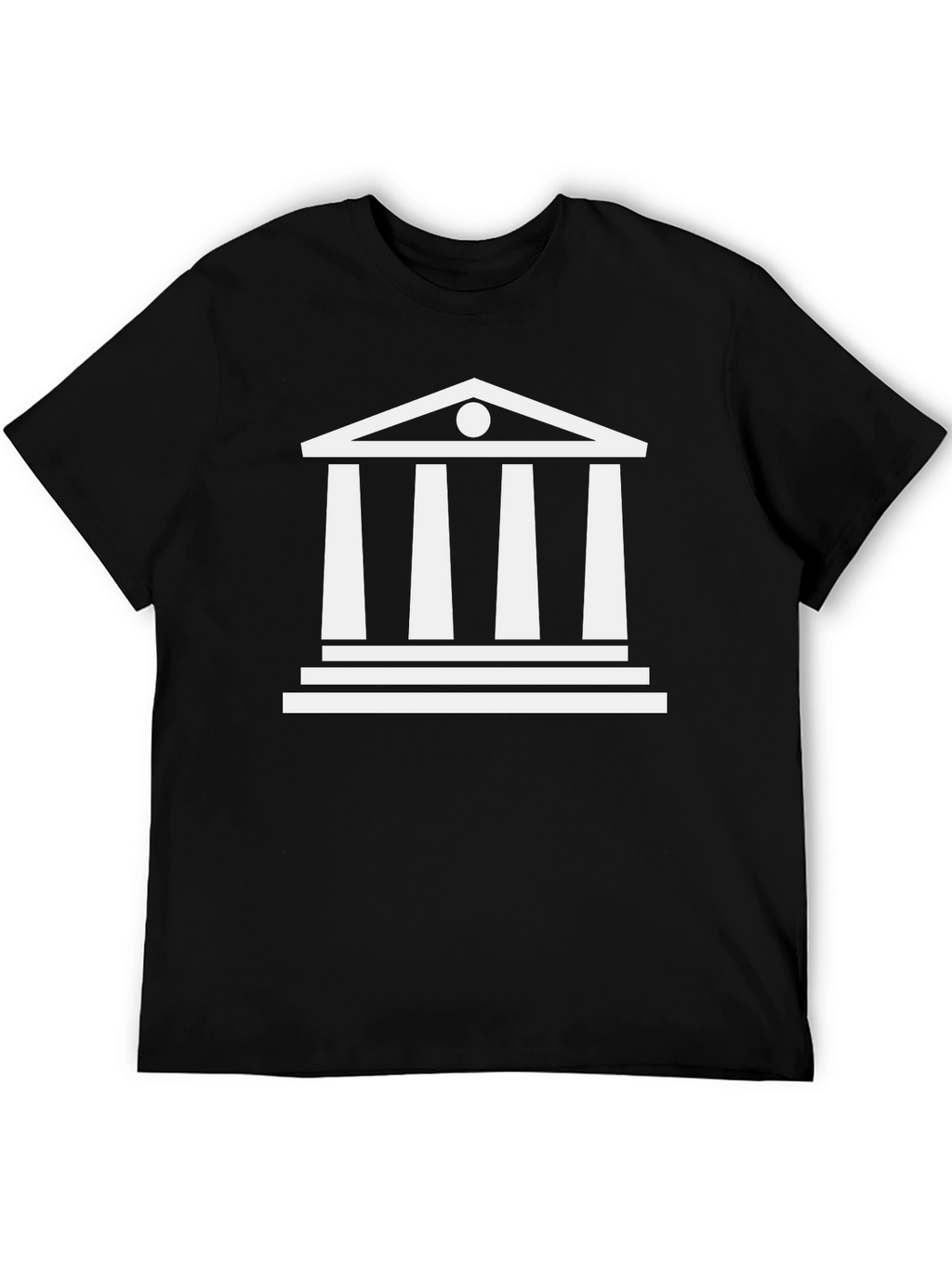 Greek Temple Graphic Tee - Classic Architecture Shirt