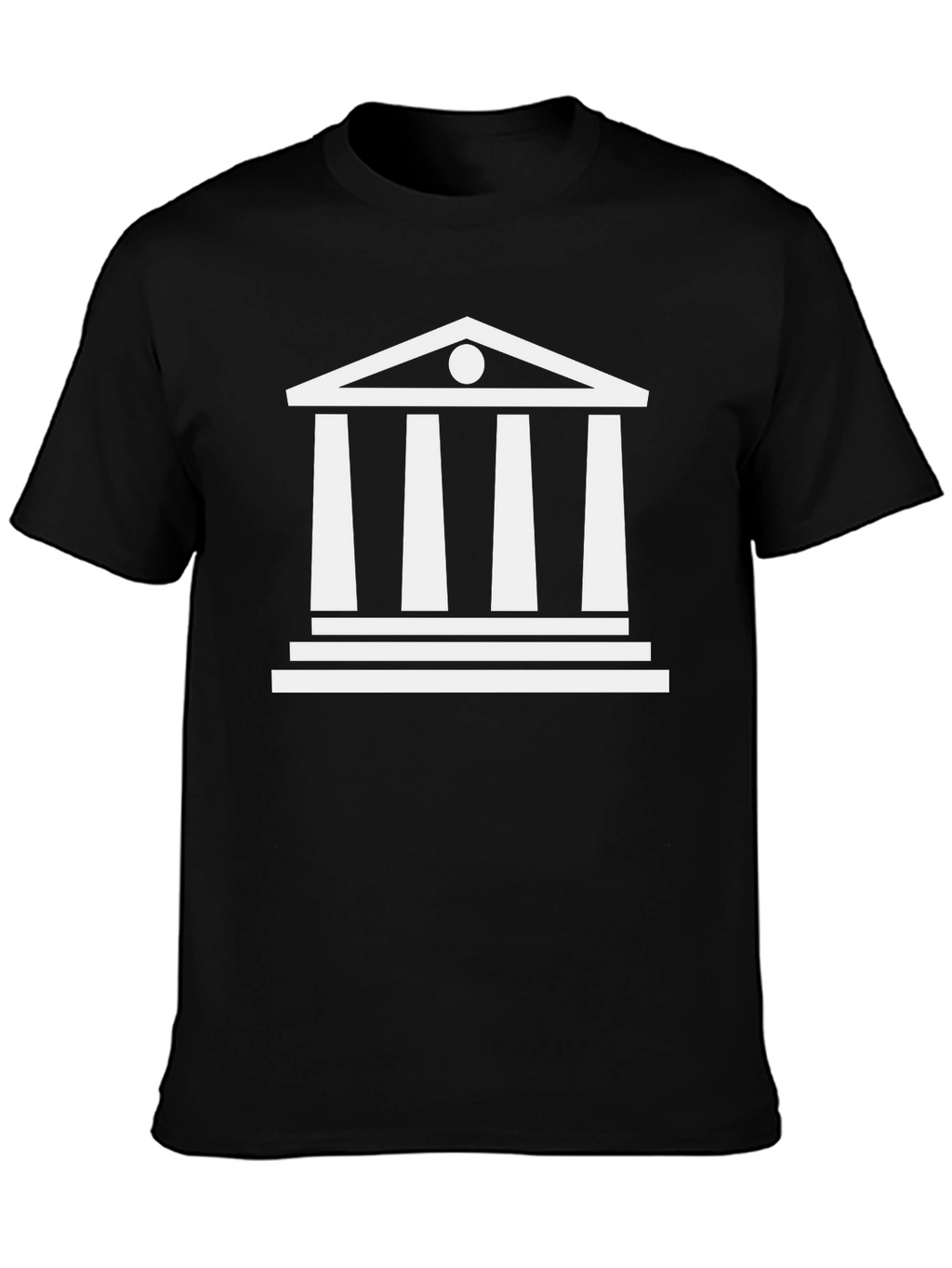 Greek Temple Graphic Tee - Classic Architecture Shirt