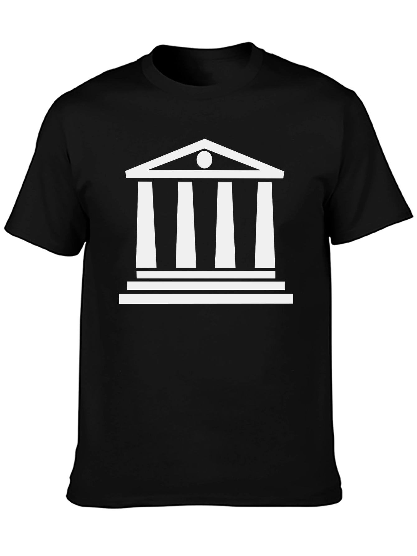 Greek Temple Graphic Tee - Classic Architecture Shirt