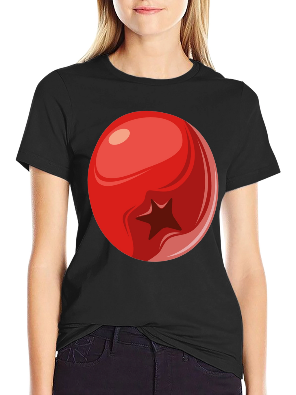 Berry Graphic Tee - Casual Cotton T-Shirt