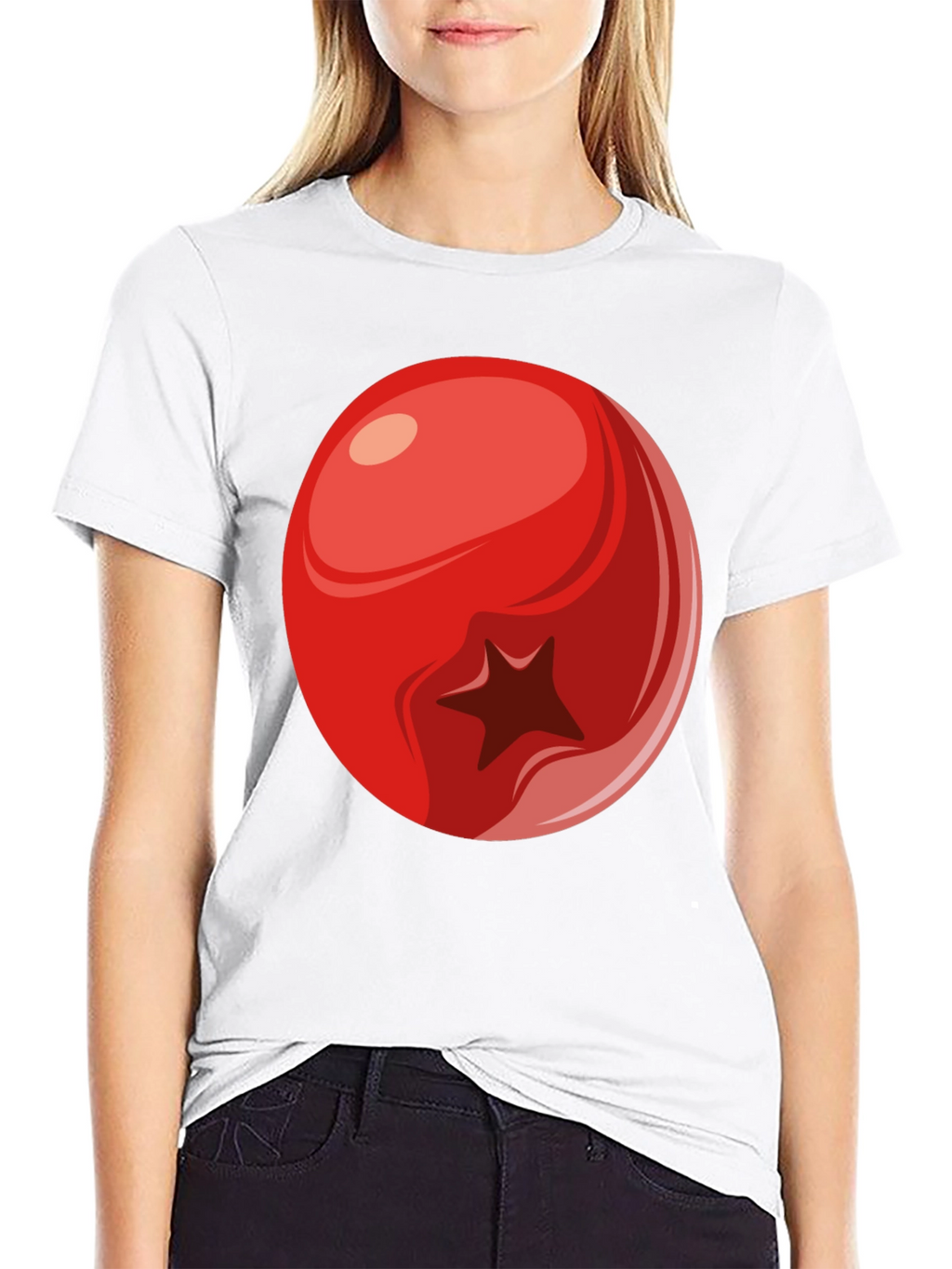 Berry Graphic Tee - Casual Cotton T-Shirt
