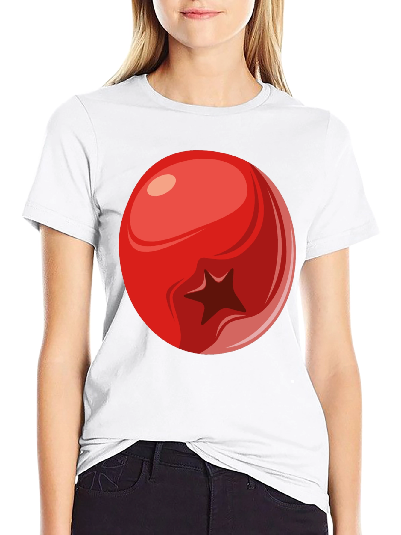 Berry Graphic Tee - Casual Cotton T-Shirt