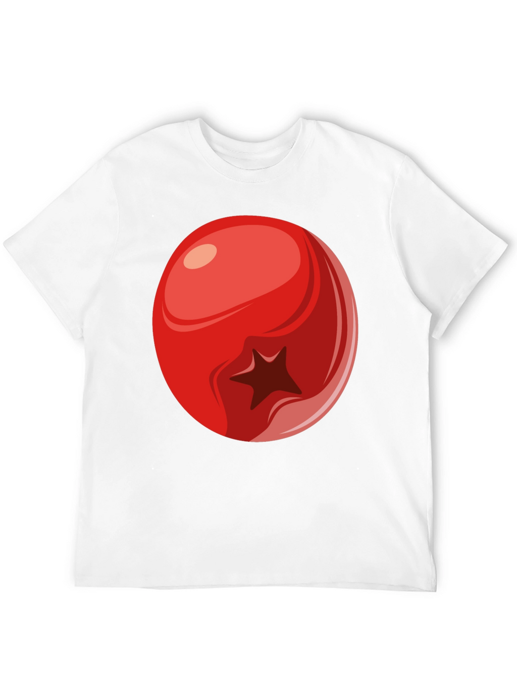Berry Graphic Tee - Casual Cotton T-Shirt