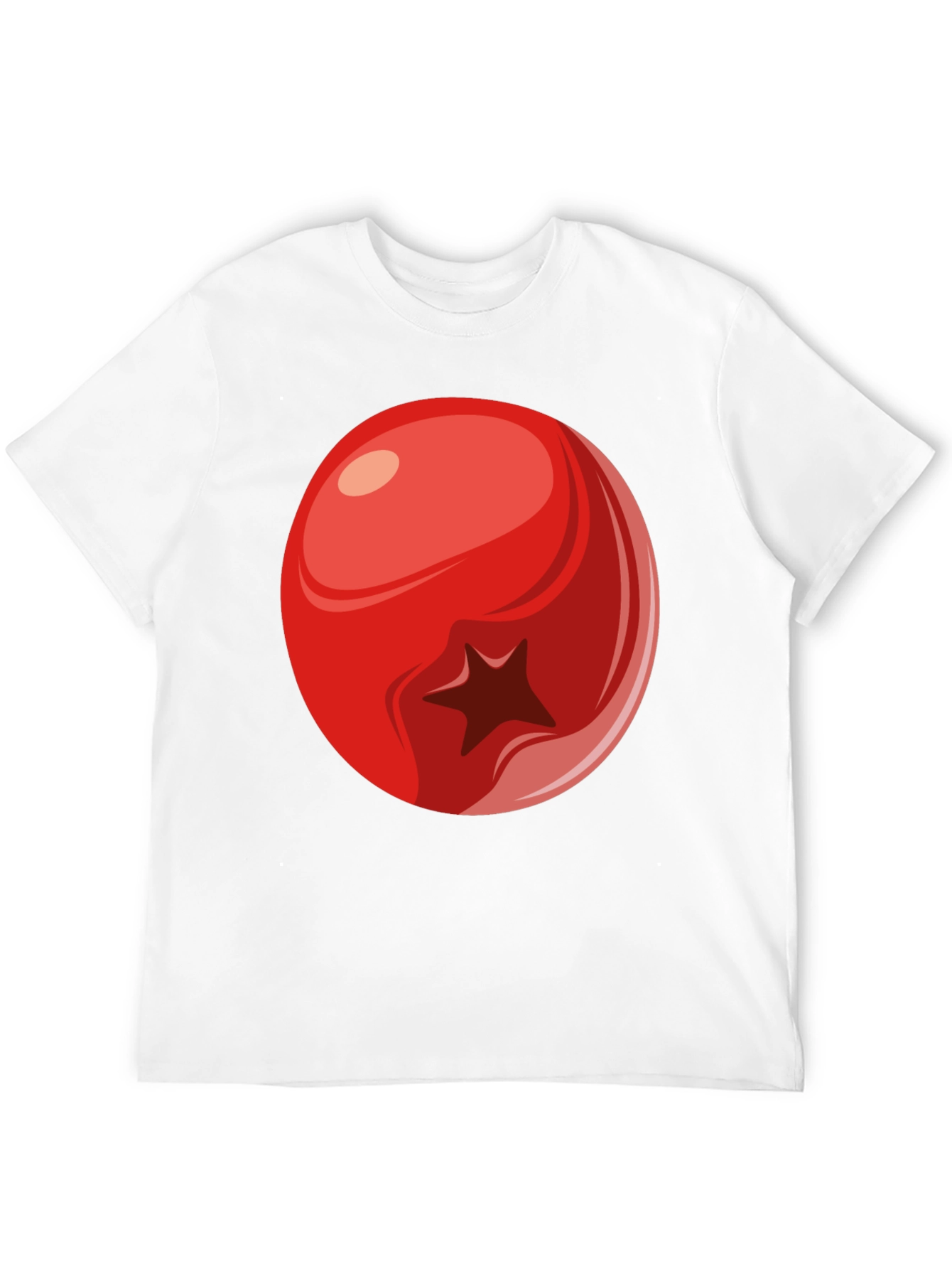 Berry Graphic Tee - Casual Cotton T-Shirt