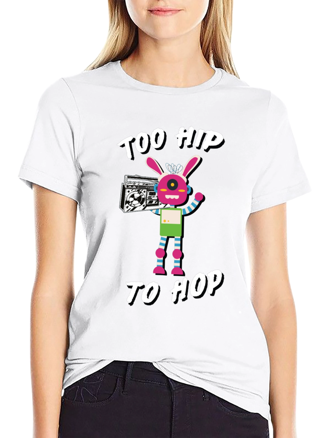 Too Hip to Hop Graphic T-Shirt
