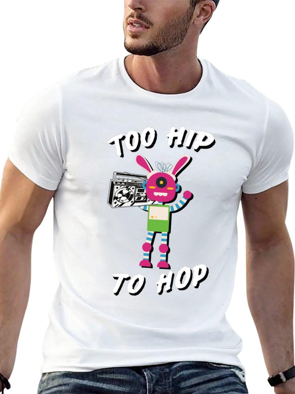 Too Hip to Hop Graphic T-Shirt