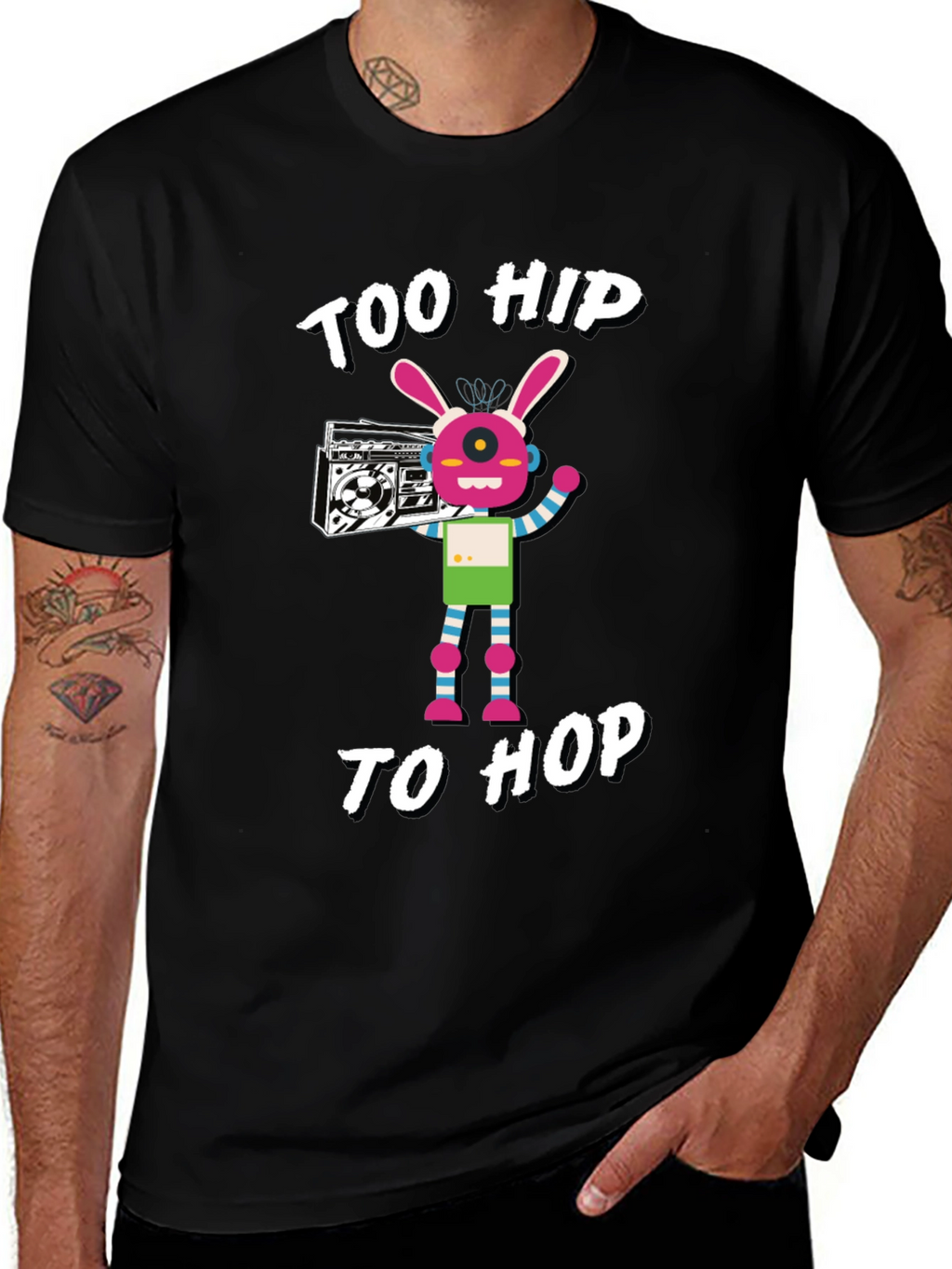 Too Hip to Hop Graphic T-Shirt