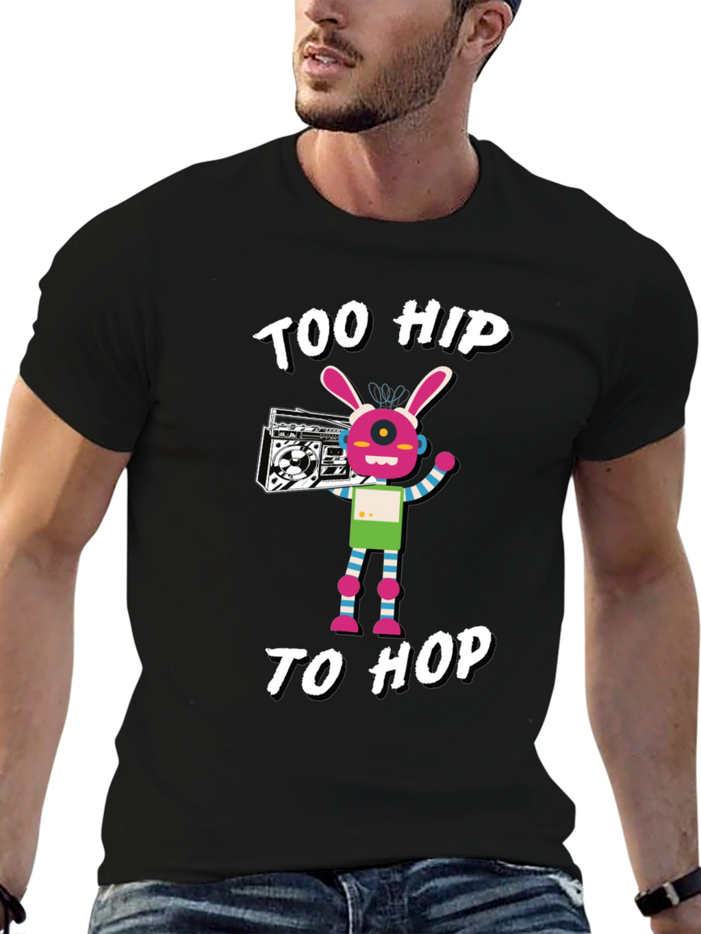 Too Hip to Hop Graphic T-Shirt
