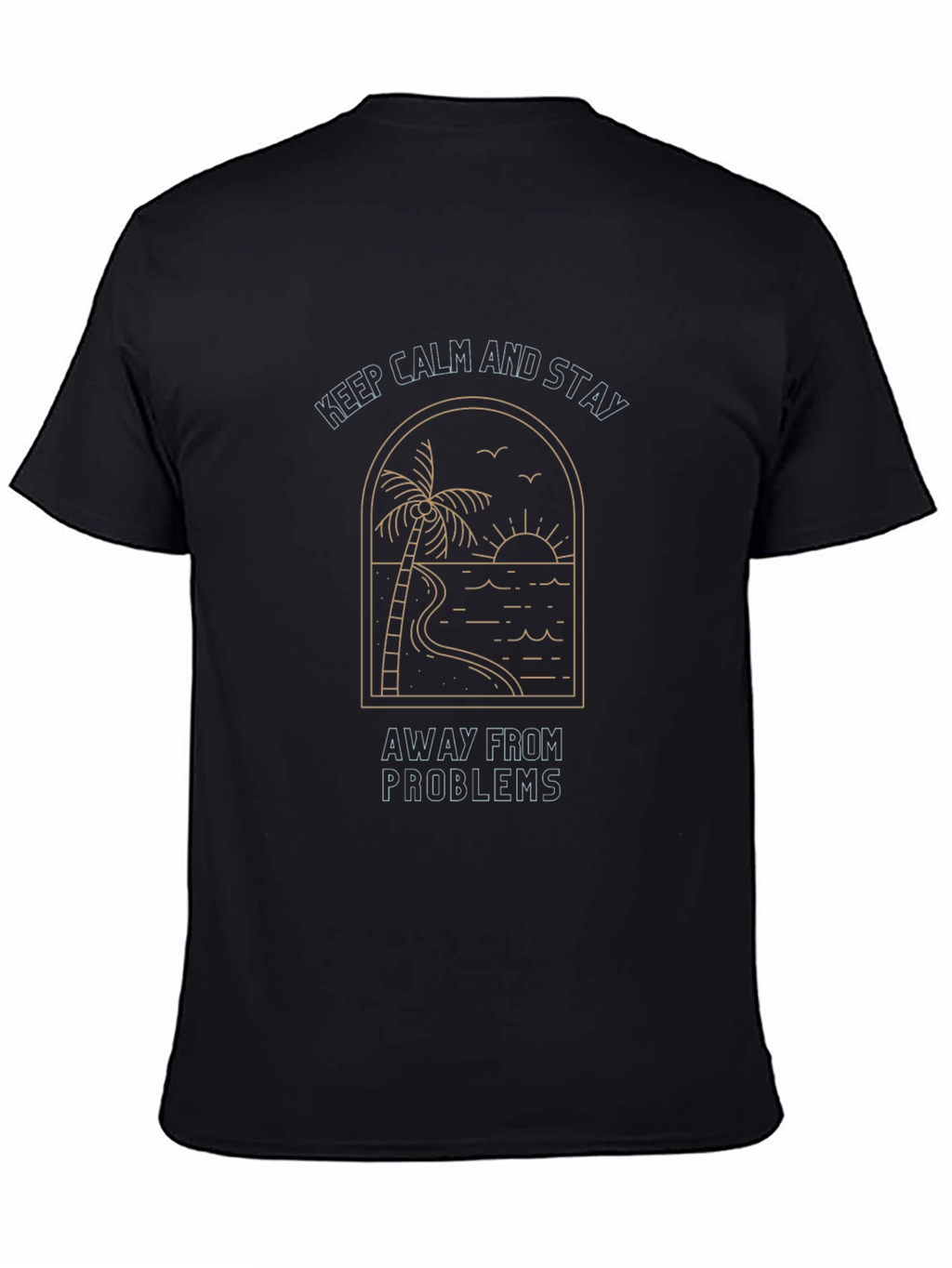 Calm Stay Away Palm Graphic Tee