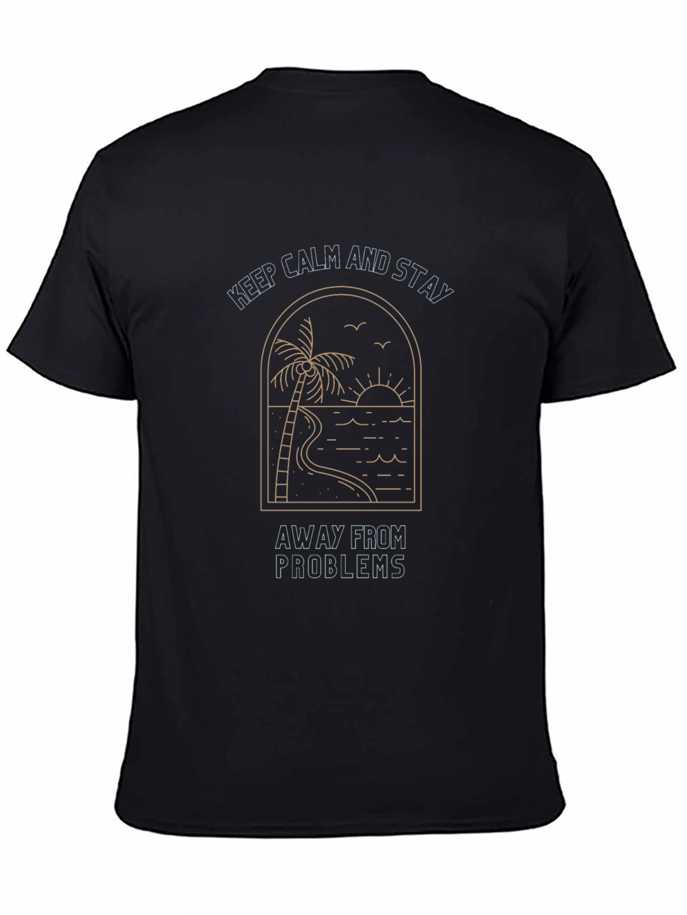 Calm Stay Away Palm Graphic Tee