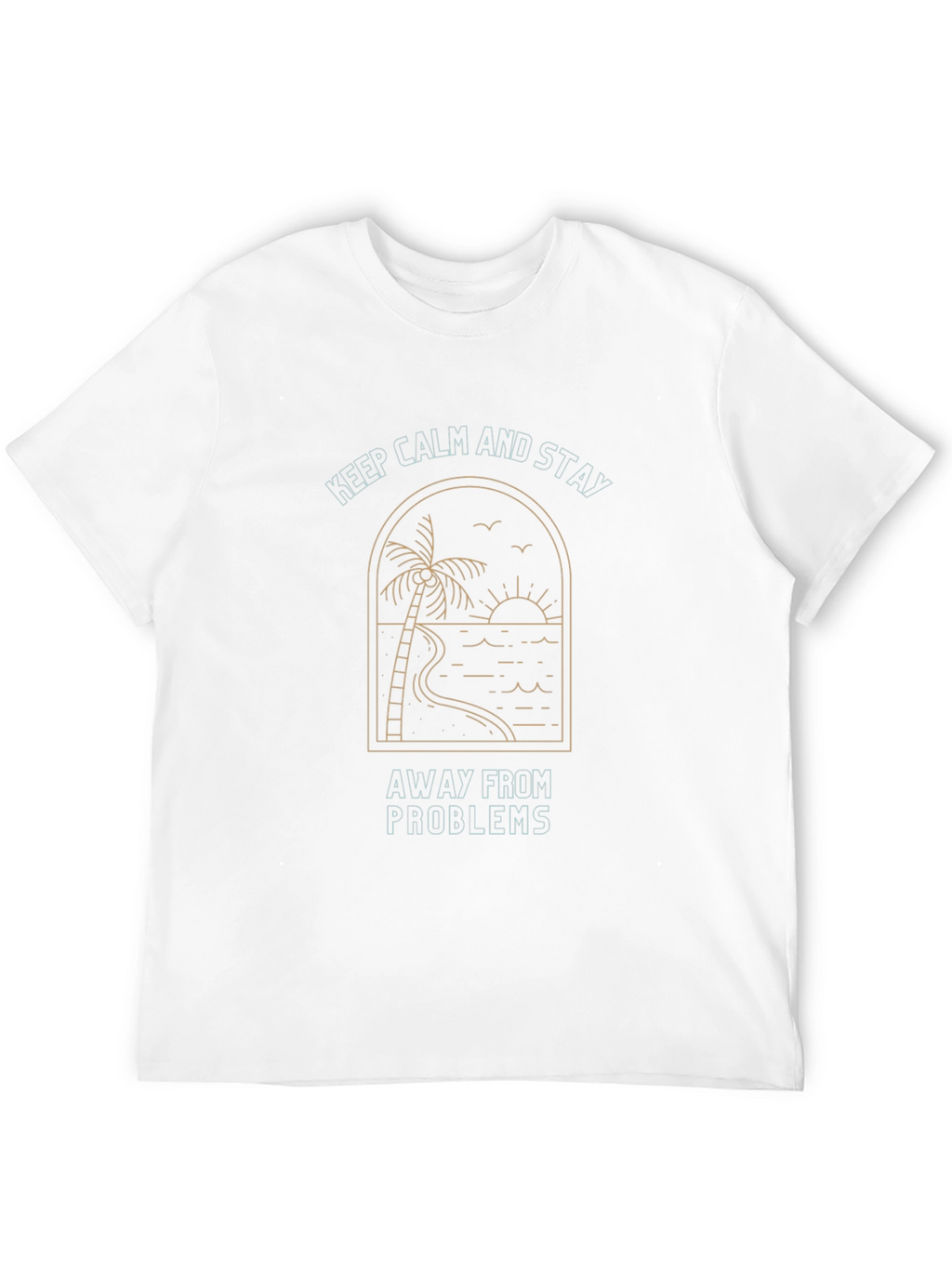 Calm Stay Away Palm Graphic Tee