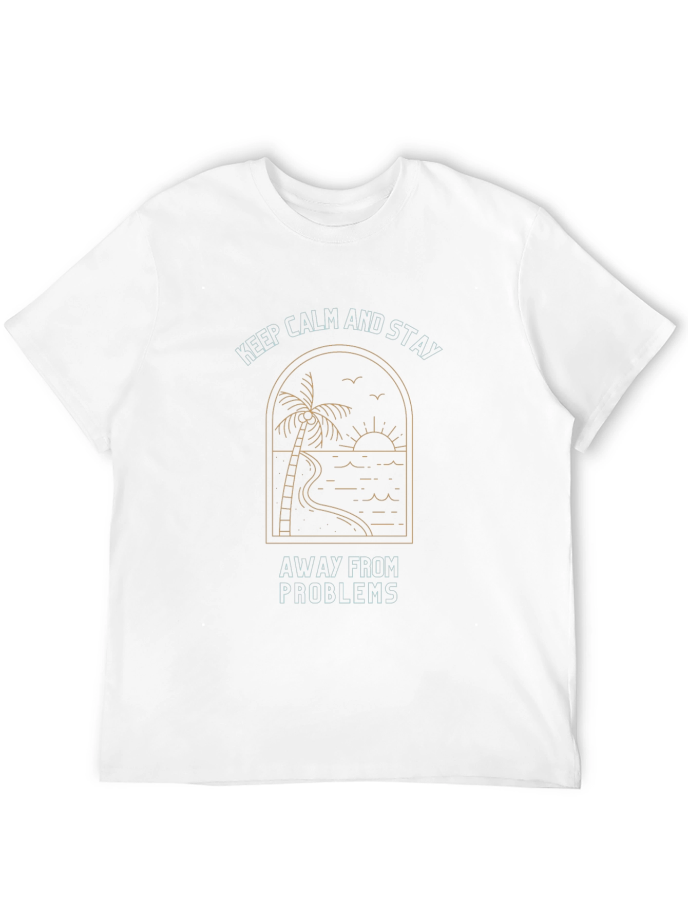 Calm Stay Away Palm Graphic Tee
