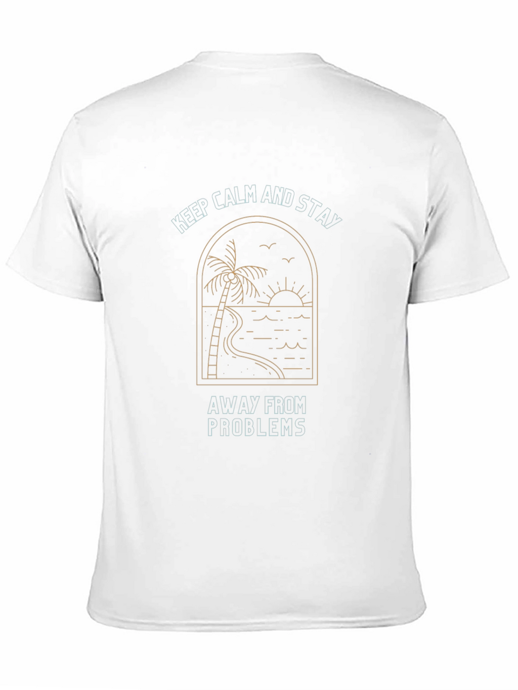 Calm Stay Away Palm Graphic Tee