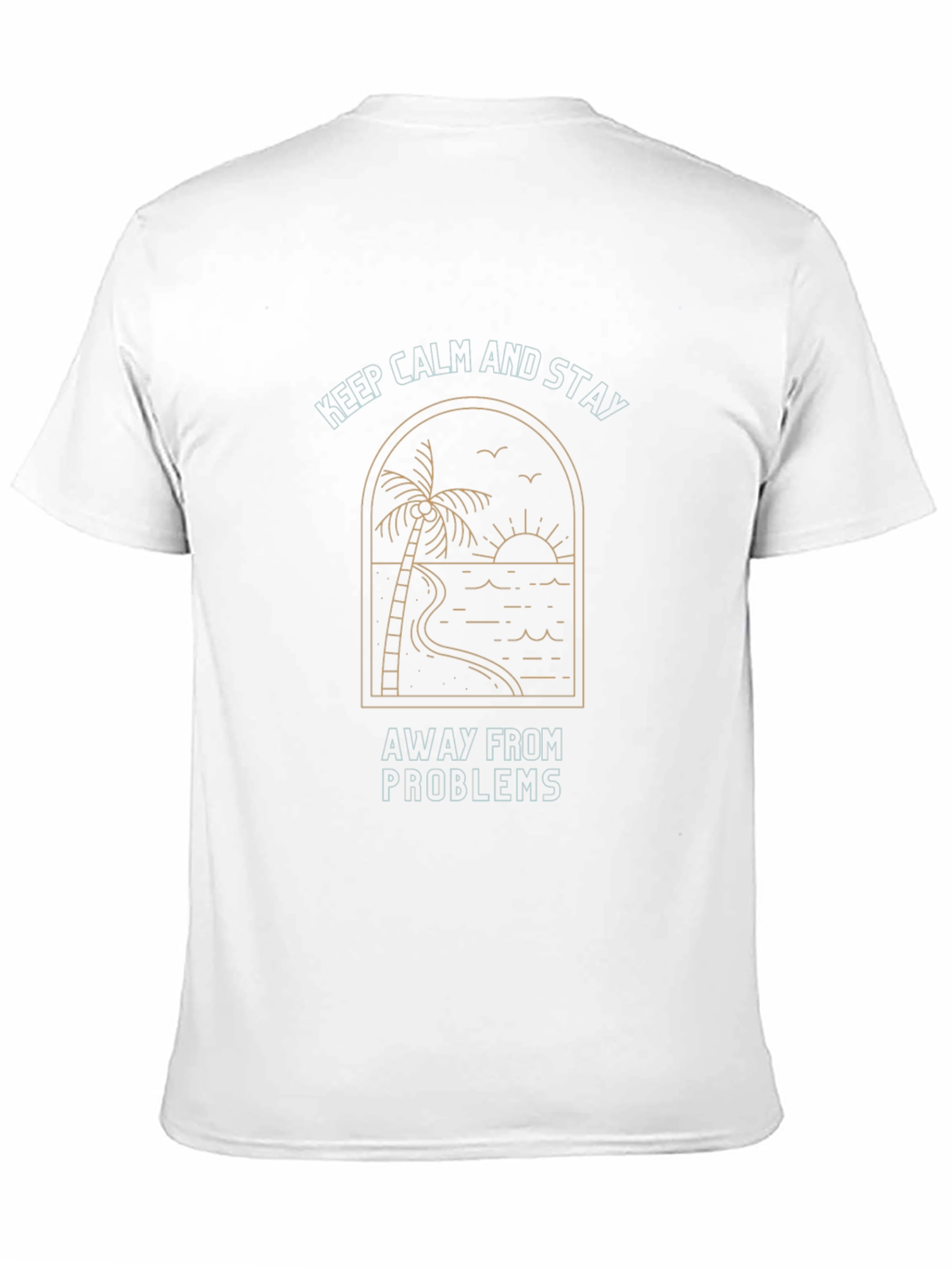 Calm Stay Away Palm Graphic Tee