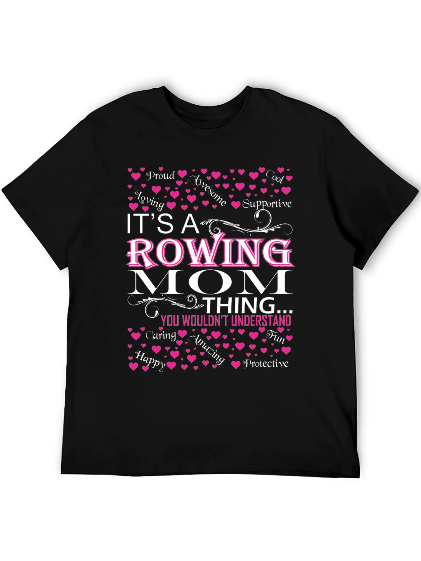 Rowing Mom T-Shirt - Perfect for Rowing Supporters