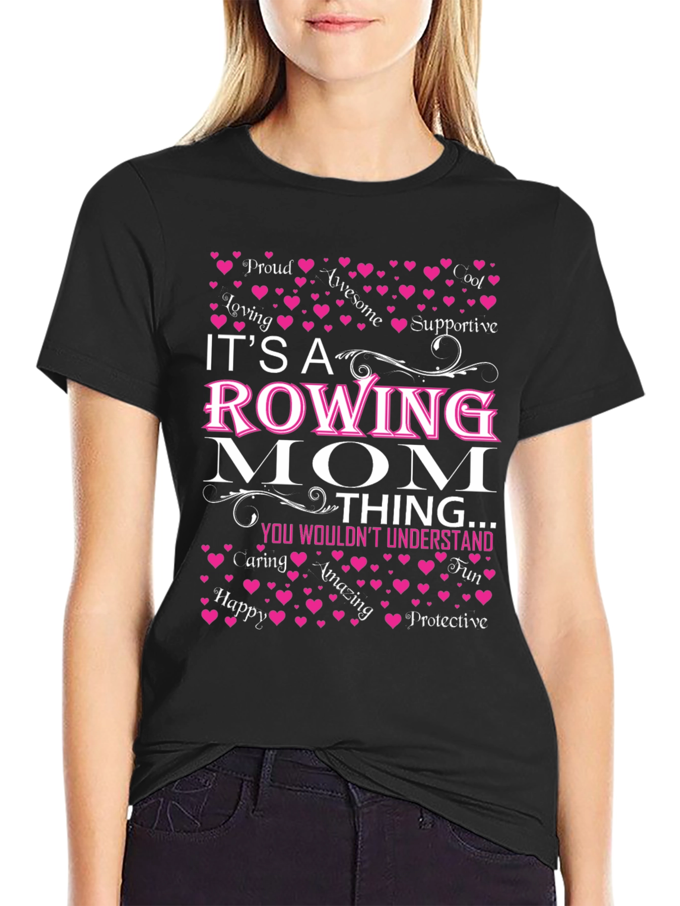 Rowing Mom T-Shirt - Perfect for Rowing Supporters