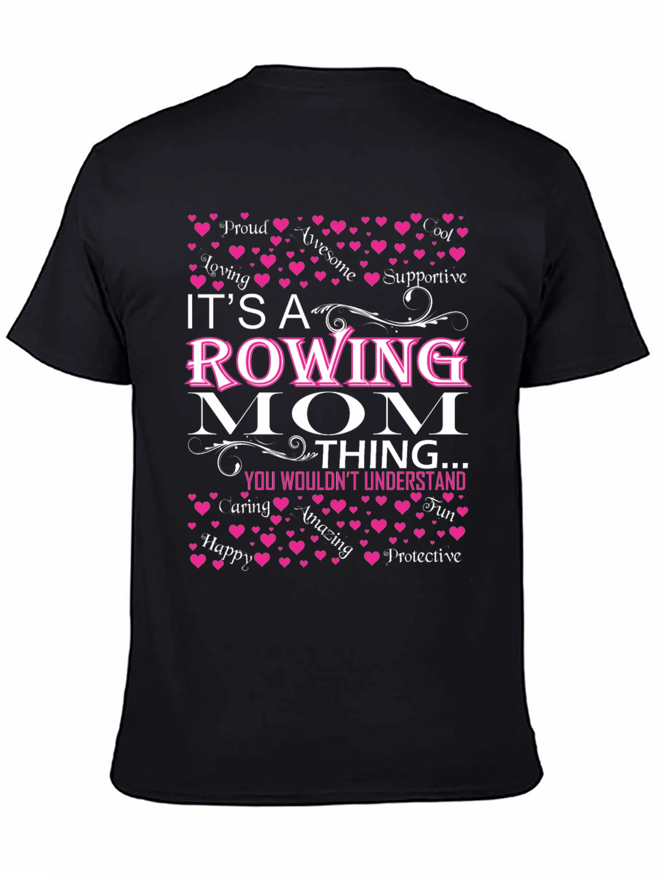 Rowing Mom T-Shirt - Perfect for Rowing Supporters