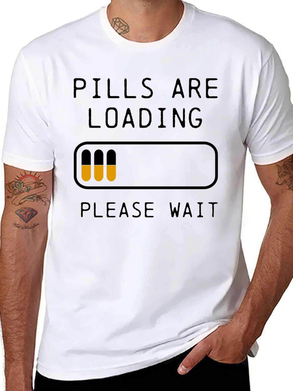 Pills Are Loading Funny Graphic T-Shirt