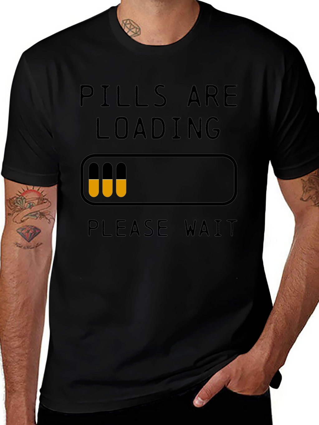 Pills Are Loading Funny Graphic T-Shirt