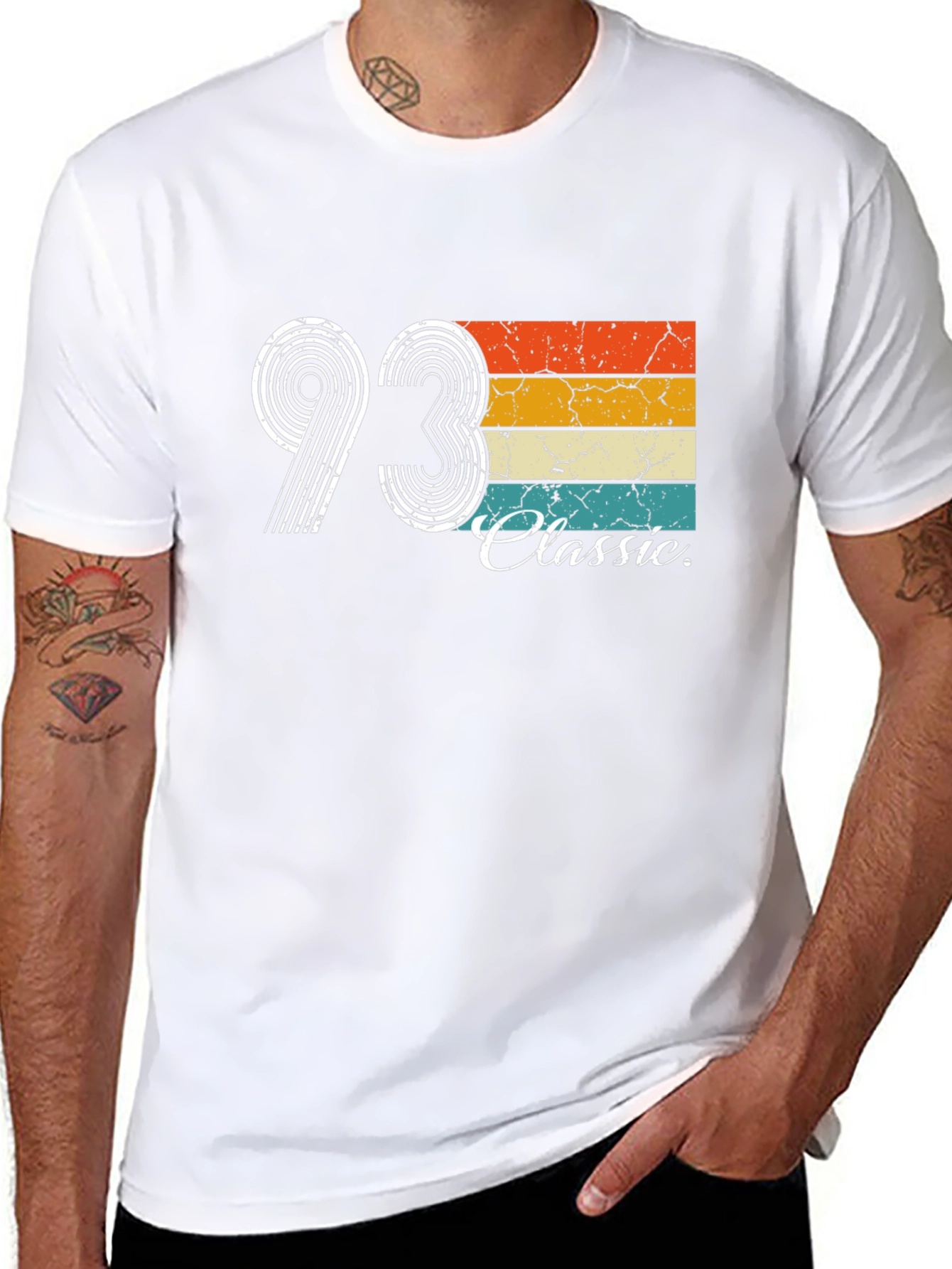 93 Classic Retro Graphic T-Shirt