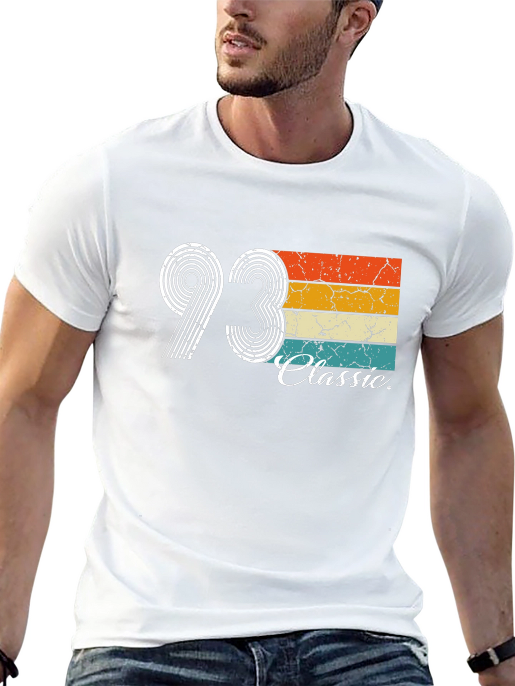 93 Classic Retro Graphic T-Shirt