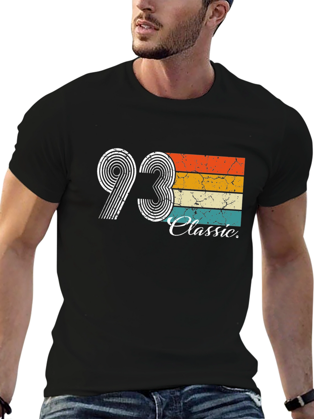 93 Classic Retro Graphic T-Shirt