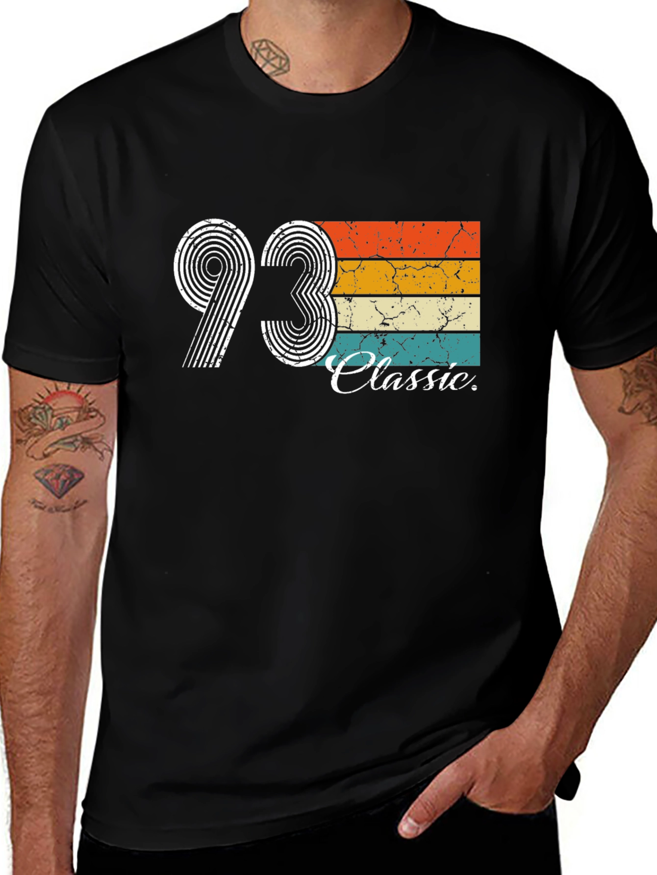 93 Classic Retro Graphic T-Shirt