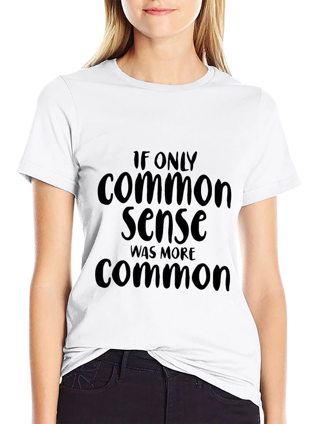Common Sense Graphic Tee - Funny Slogan T-Shirt