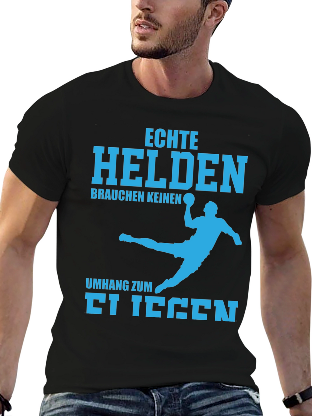 Echte Helden T-Shirt - Handball Design