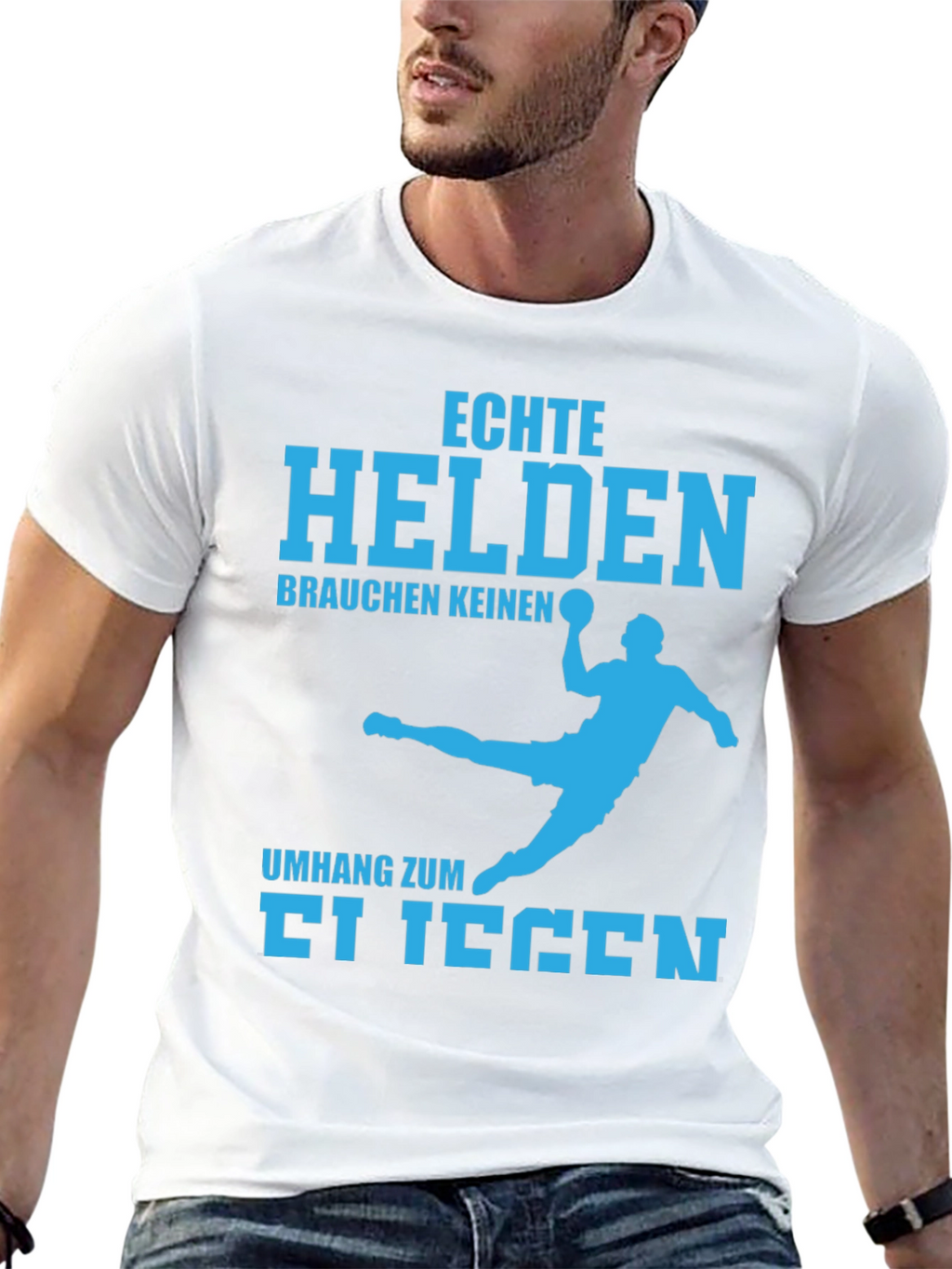 Echte Helden T-Shirt - Handball Design