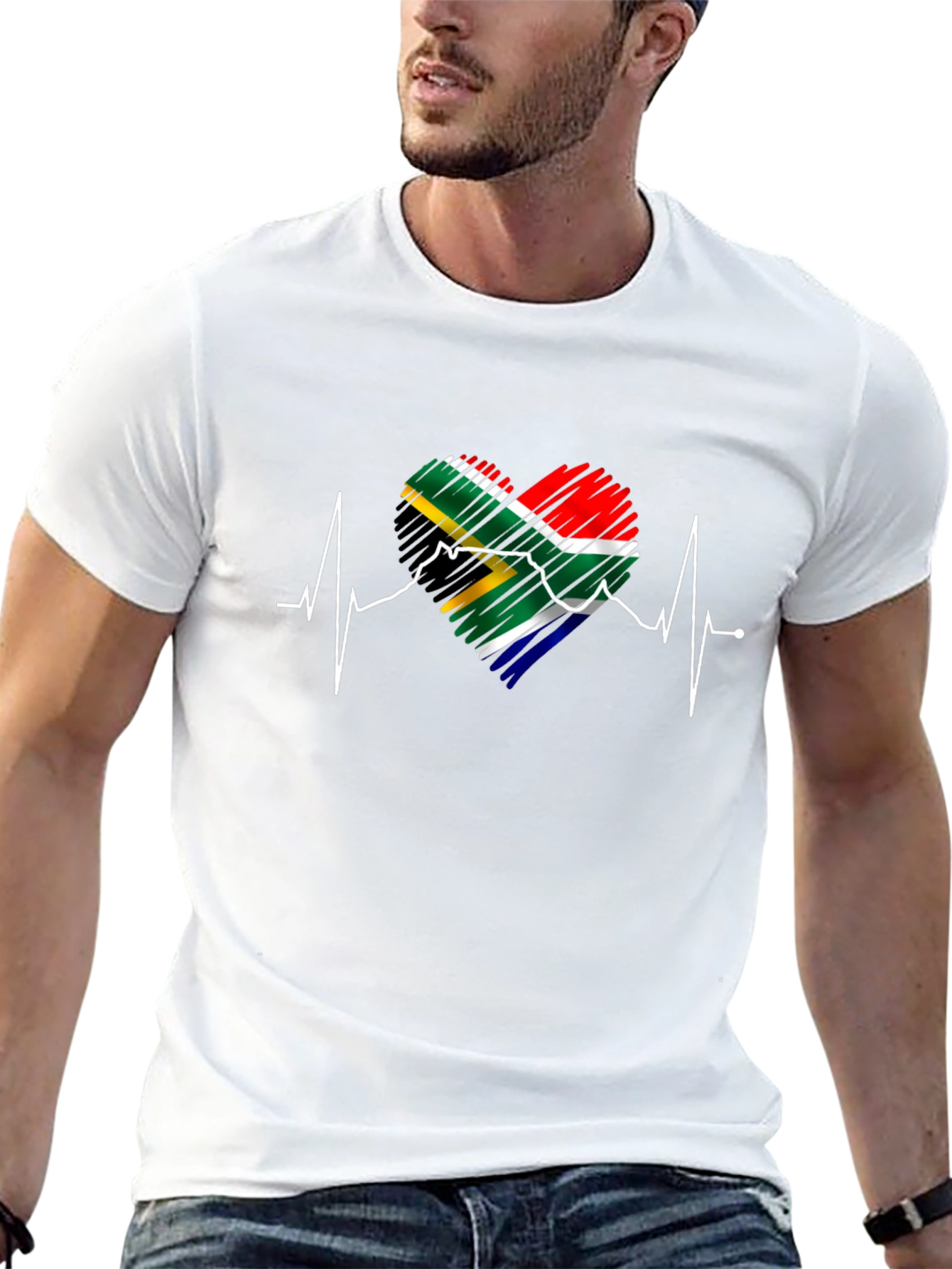 South Africa Heartbeat T-Shirt