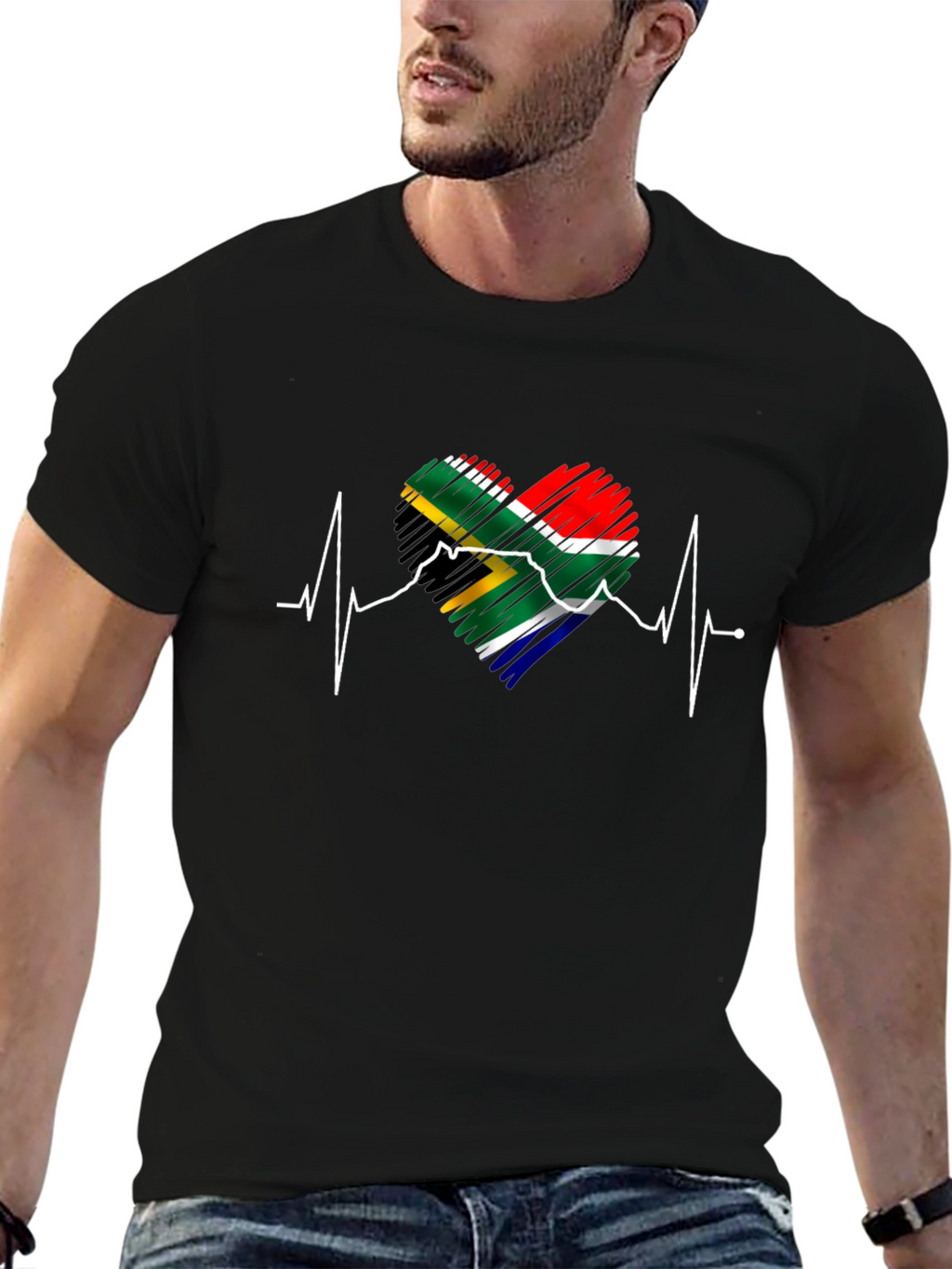 South Africa Heartbeat T-Shirt
