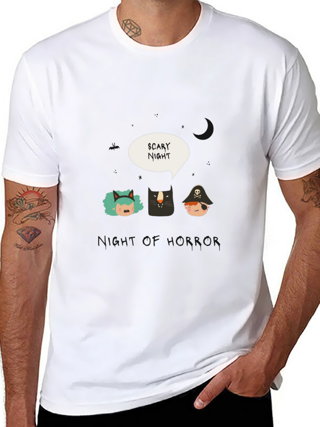 Scary Night Halloween T-Shirt