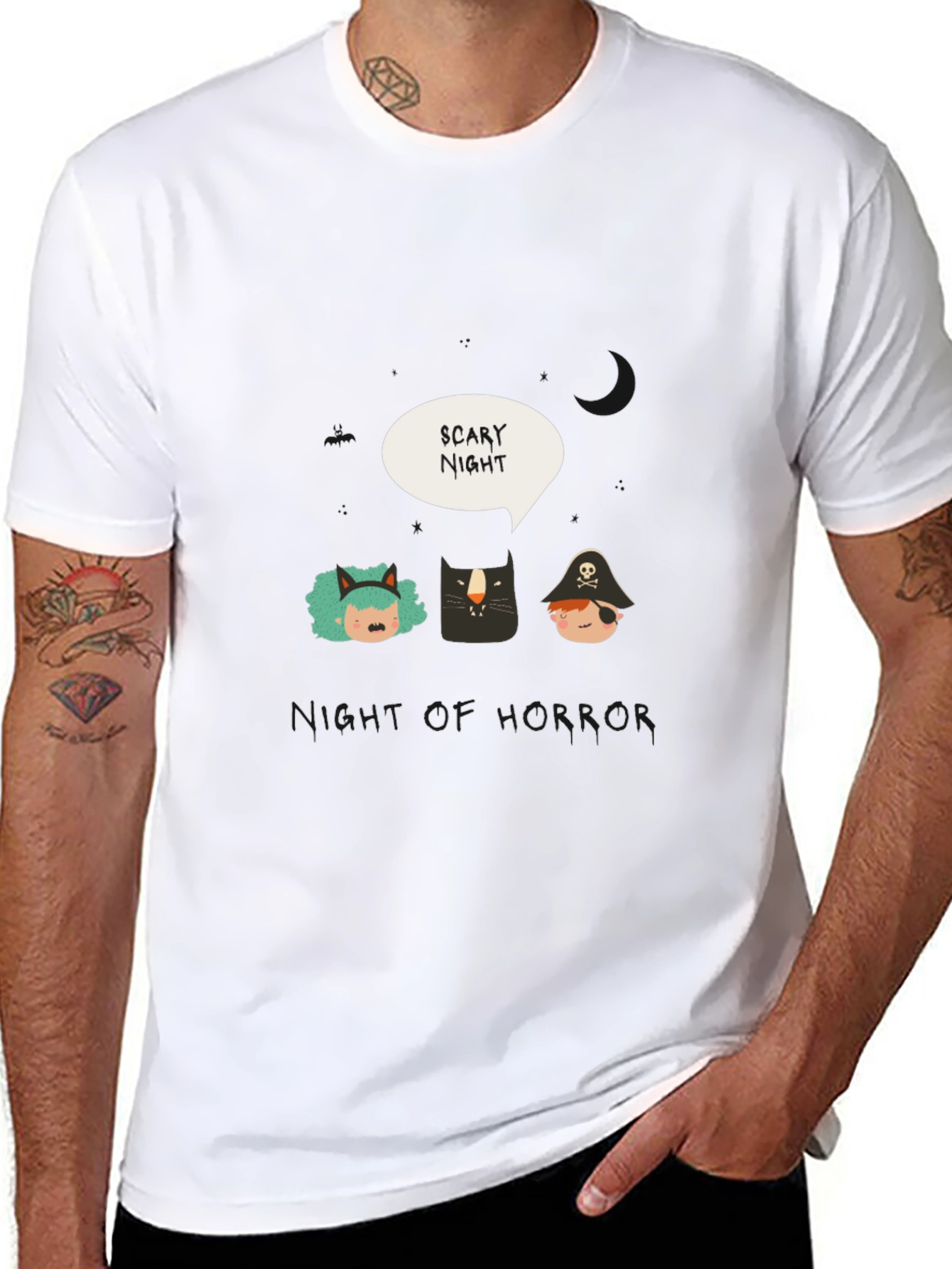 Scary Night Halloween T-Shirt