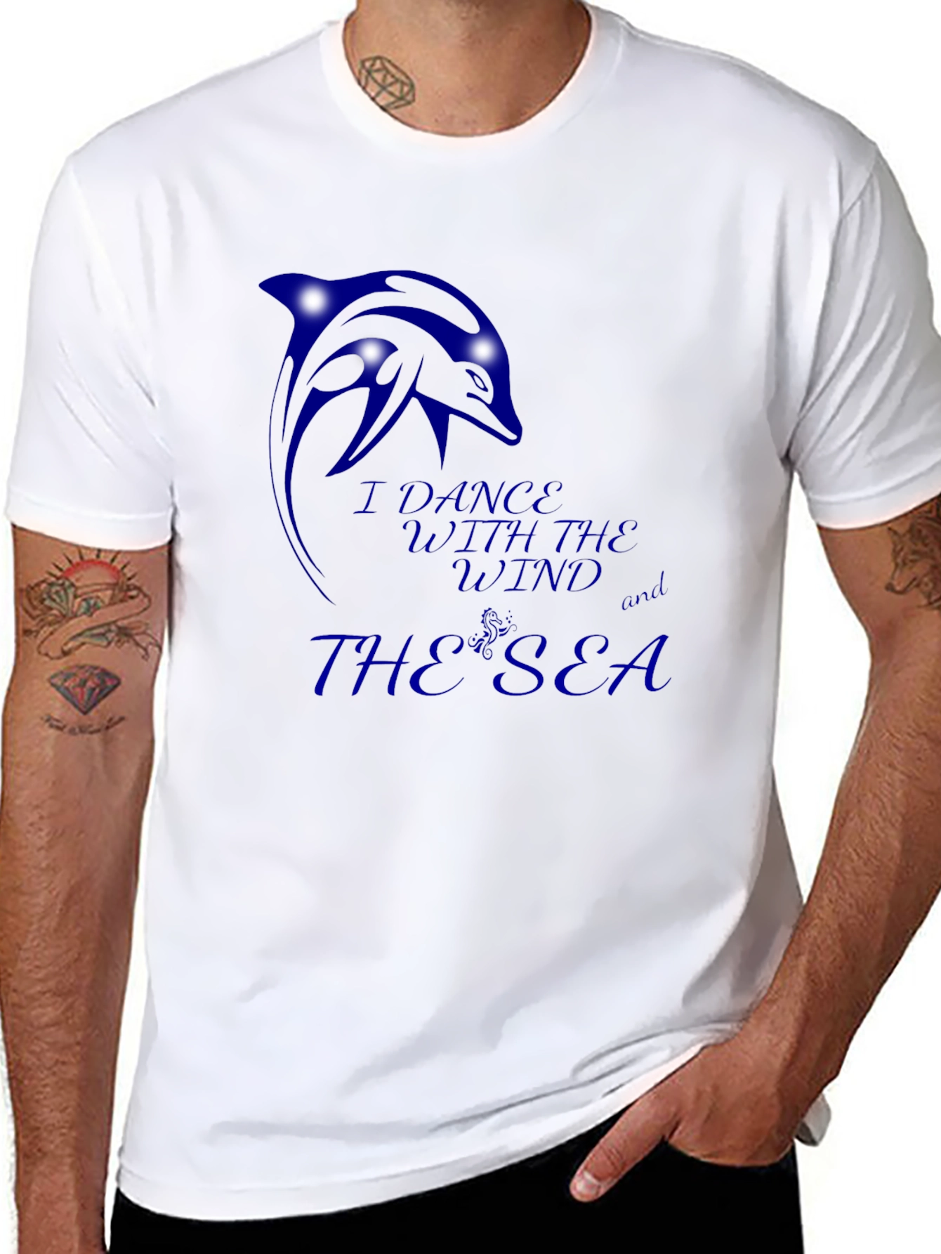Dolphin Dance Black T-Shirt