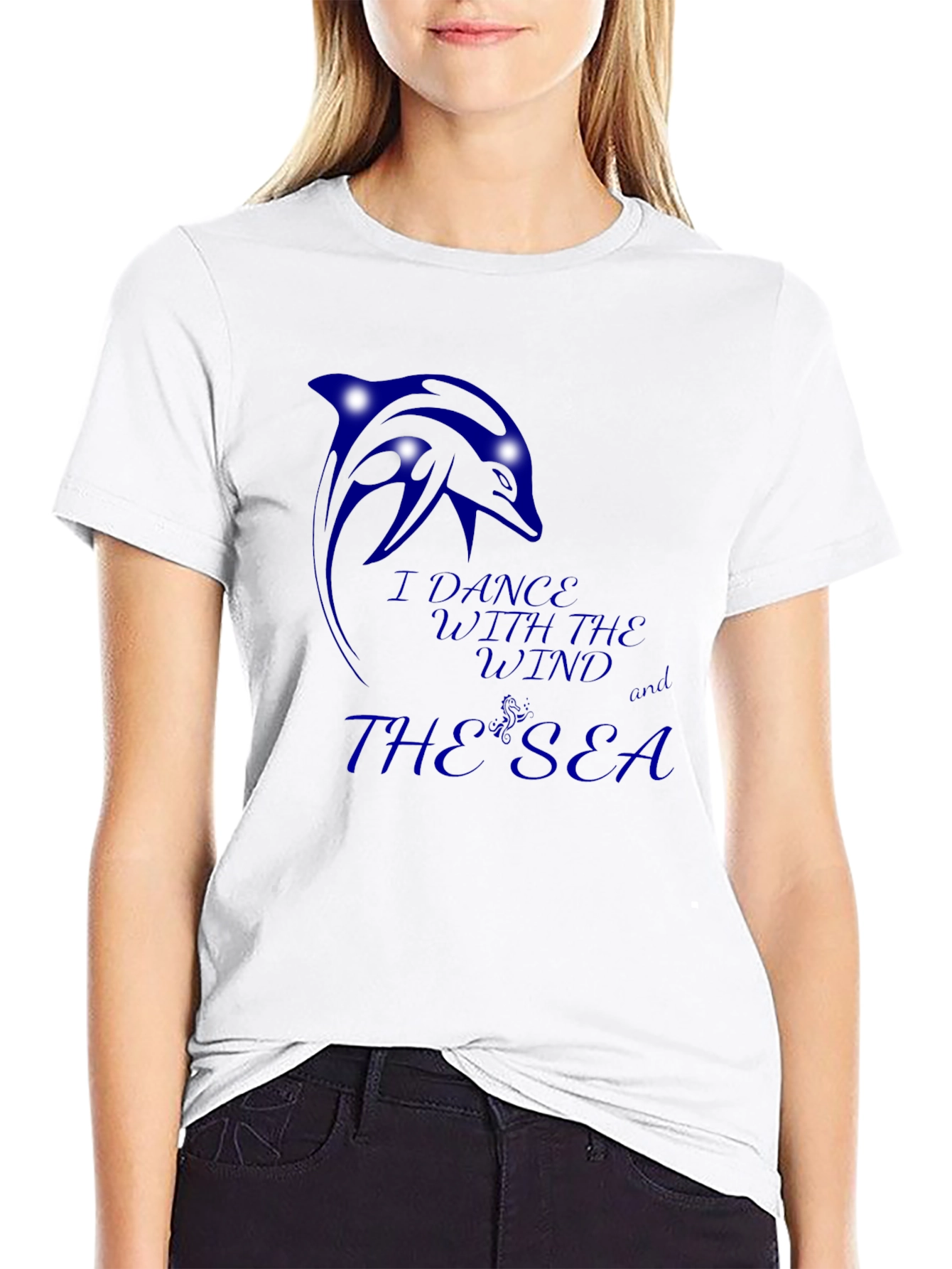 Dolphin Dance Black T-Shirt
