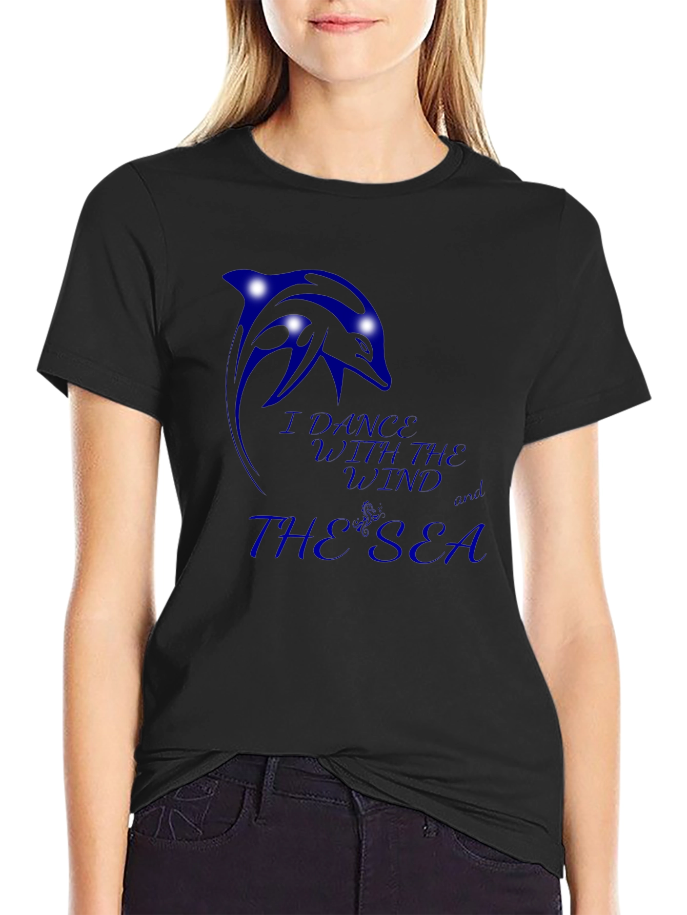 Dolphin Dance Black T-Shirt